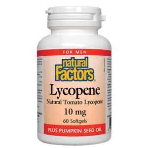 Natural factors - lycopene10mg  men - 60 sgels Online Sale