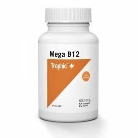 Trophic - mega b12  500mcg - 90 subl.tabs For Sale