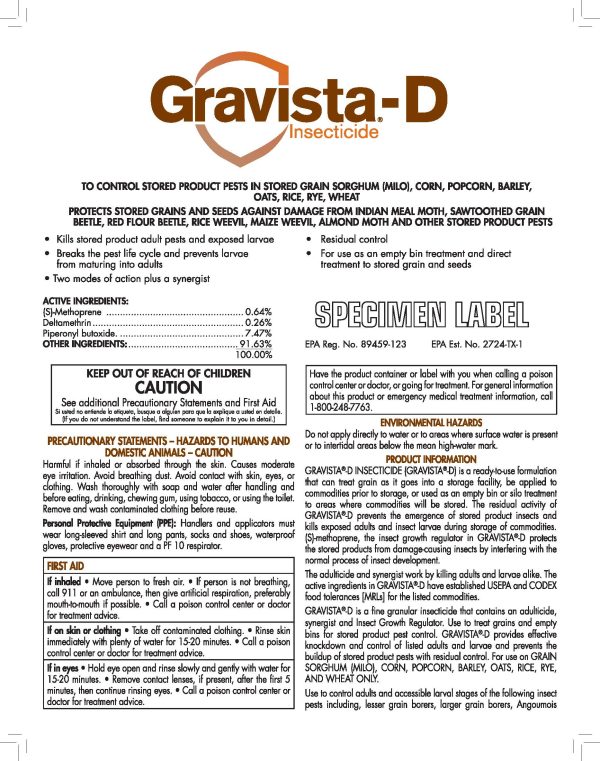 GRAVISTA-D  Insecticide for Crop Storage Online now