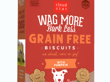 Wag More Bark Less Pumpkin Dog Treats Oven Baked Grain Free Supply