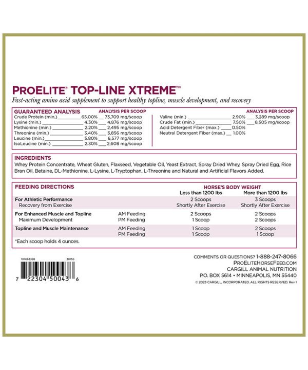 ProElite Top-Line Xtreme Supplement for Horses Hot on Sale