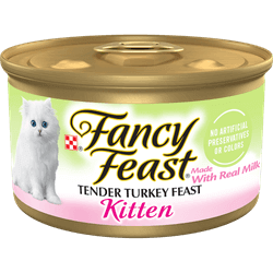 Fancy Feast Tender Turkey Feast Pate Canned Kitten Food Hot on Sale