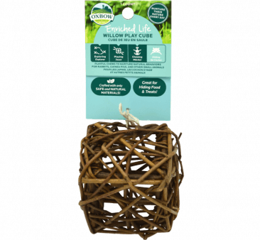 Oxbow Willow Play Cube Small Pet Treat For Discount