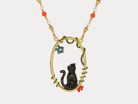 Black Cat Necklace Online