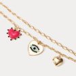 Evil Eye Heart Bracelet Hot on Sale