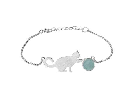 Playful Cat Bracelet For Discount