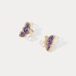 Butterfly Pearl Earrings Cheap