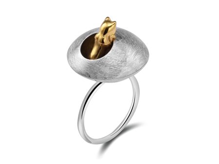 Peeping Cat Ring Online Hot Sale