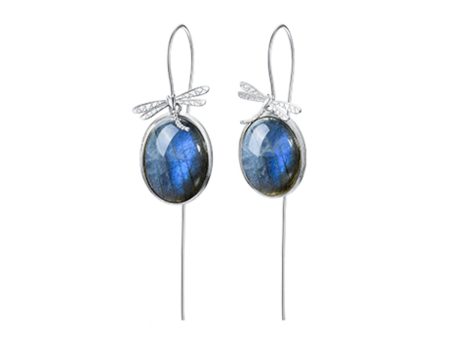 Dragonfly Labradorite Earring For Discount