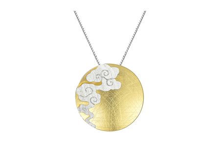 Vintage Cloud Round Pendant on Sale