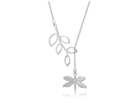 Dragonfly Leaves Necklace Sale