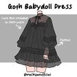 (Interest Check) Goth Babydoll Dress Online