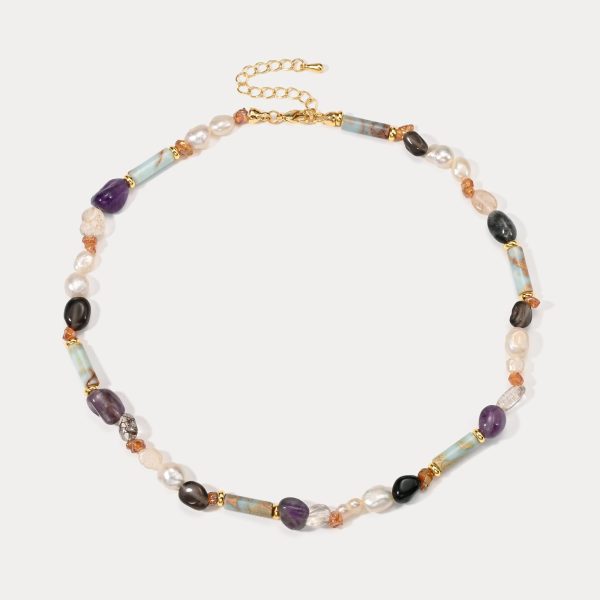 Amethyst Bead Necklace Cheap