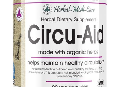 Herbal-Medi-Care Whole Food Circu-Aid (Circulation) Vegetarian Capsules; 90-Count, Made with Organic on Sale