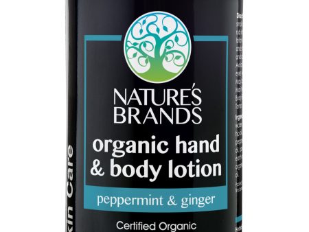 Herbal Choice Mari Organic Hand And Body Lotion, Peppermint & Ginger Online Sale