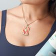 The Chariot Tarot Card Necklace Hot on Sale