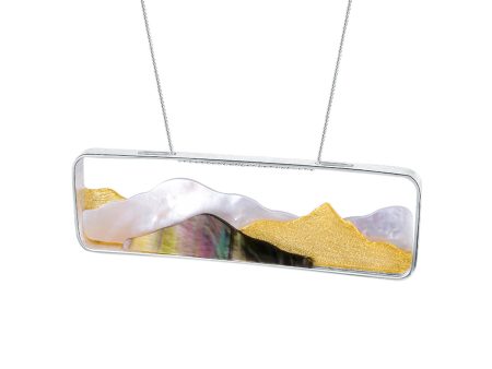 Sparkly Mountain Pendant For Cheap