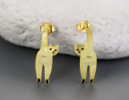 Naughty Kitten Stud Earrings Online