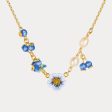 Flower Blueberry Necklace Cheap