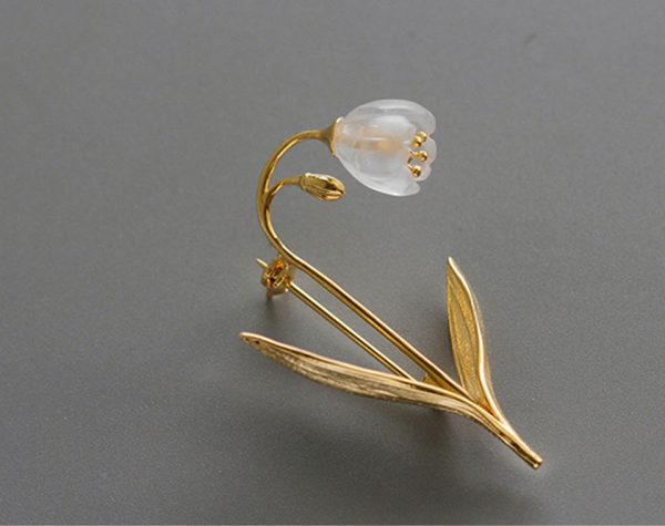 Lily of the Valley Brooch Online Hot Sale