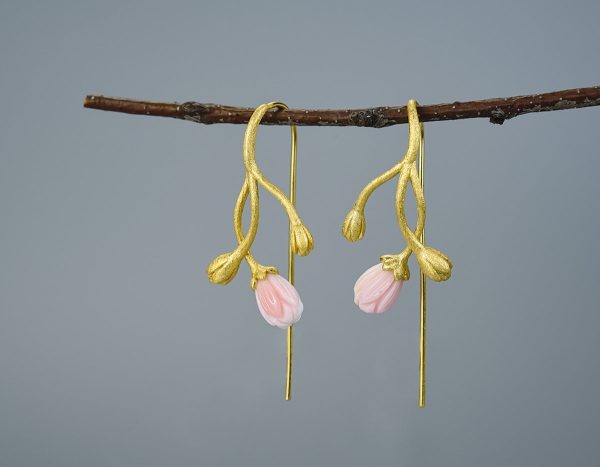 Jasmine Flower Pink Earring Online