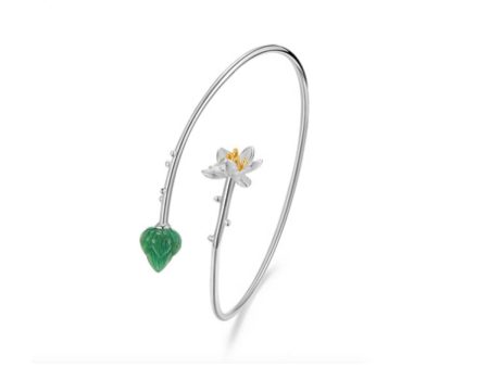 Lotus Whispers Bangle Online Sale