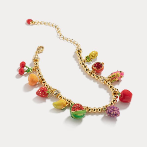 Fruit Basket Enamel Bracelet Online Sale