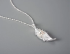 Pearl Long Leaf Pendant Cheap