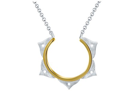 Lotus Flower Minimalist Necklace Fashion