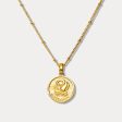 Aquarius Constellation Coin Pendant Necklace Cheap