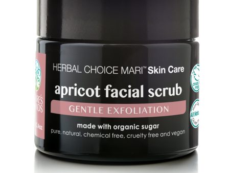 Herbal Choice Mari Apricot Facial Scrub, Gentle Exfoliation; Made with Organic on Sale