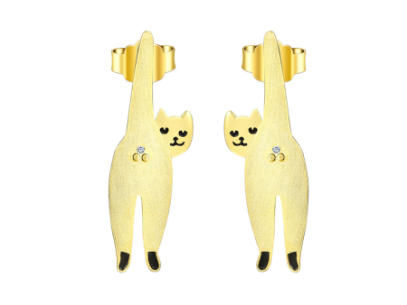 Naughty Kitten Stud Earrings Online