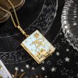 Tarot Locket Necklace-The Star Sale