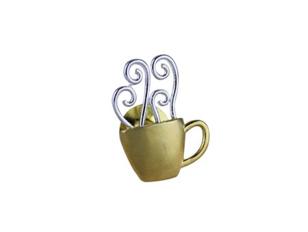 Morning Coffee Cup Brooch Online Sale