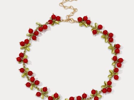 Cranberry Necklace For Discount