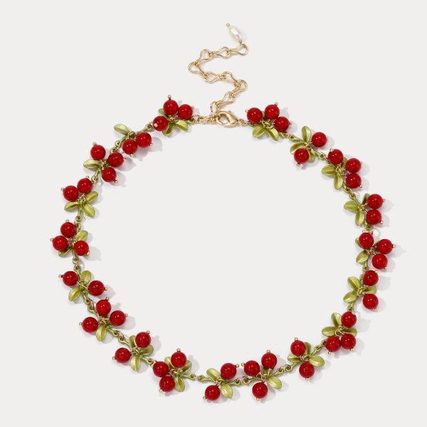 Cranberry Necklace For Discount