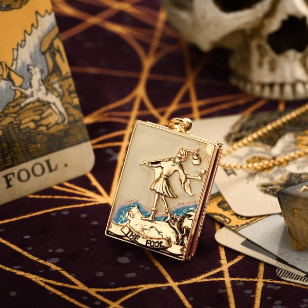 Tarot Locket Necklace-The Fool Online now