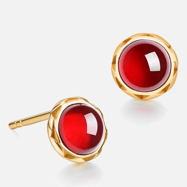 Garnet Earrings For Discount