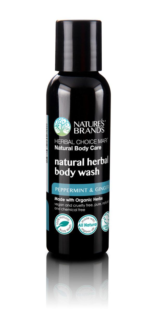 Herbal Choice Mari Organic Herbal Body Wash, Peppermint & Ginger For Discount