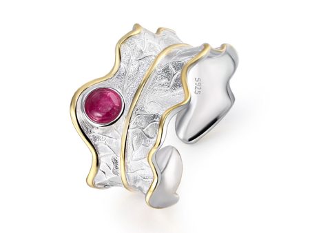 Peony Leaf Ring Discount