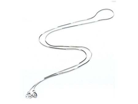 8 Sided Snake Chain Necklace (43CM) Cheap