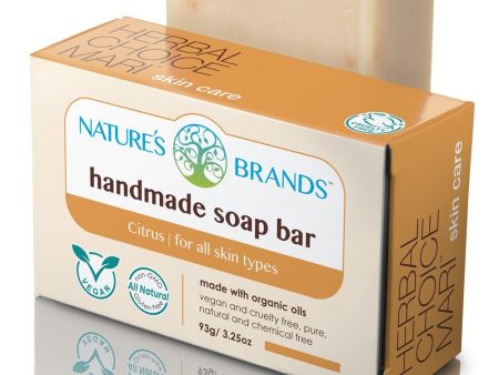 Herbal Choice Mari Natural Handmade Soap Bar, Citrus; 3.2oz Online