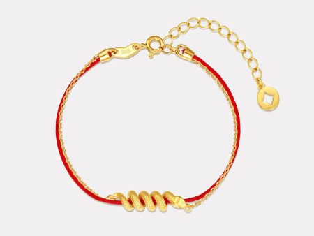 Snake Zodiac Red String Bracelet For Cheap