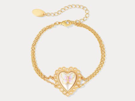 Butterfly Heart Bracelet Online