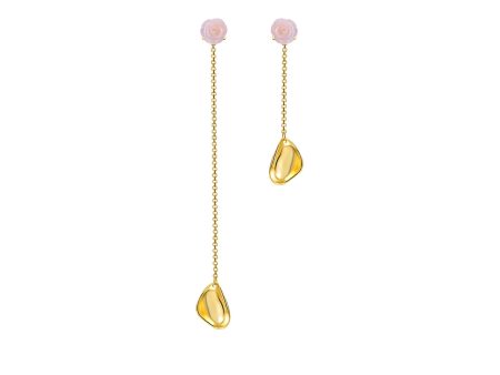 Rose Petals Earring For Cheap