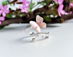 Butterfly On Branch Ring For Cheap