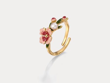 Flower Pearl Ring Online now