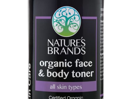 Herbal Choice Mari Organic Face And Body Toner, All Skin Types 8 Fl Oz Online Sale