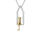 Daydreaming Cat Pendant Online Hot Sale