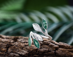 Spring in the Air Leaves Ring Online Hot Sale